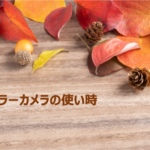カラーカメラの使い時（2022年11回目）